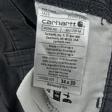 Carhartt Cargo Trousers - 34W 30L Grey Cotton Blend