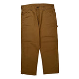 Bulwark Carpenter Trousers - 38W 32L Brown Cotton