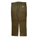 Carhartt Carpenter Trousers - 38W 31L Brown Cotton