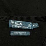 Polo By Ralph Lauren Sweater Vest - 2XL Black Cotton