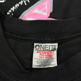 Oneita Graphic T-Shirt - XL Black Cotton