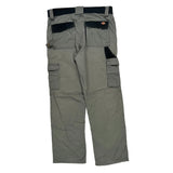 Workwear Dickies Double Knee Cargo Trousers - 32W 29L Black Cotton Blend