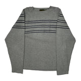 Timberland Striped Jumper - 2XL Grey Cotton