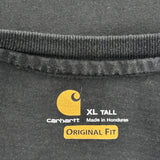 Original Fit Carhartt Tall T-Shirt - XL Black Cotton
