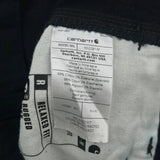 Carhartt Double Knee Carpenter Trousers - 36W 32L Black Cotton