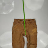 Carhartt Double Knee Carpenter Trousers - 34W 34L Brown Cotton