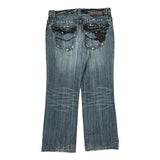 Mer Hip Hop Jeans - 36W 34L Light Wash Denim