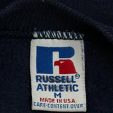 Made In USA Russell Athletic Sweatshirt - Medium Navy Cotton
