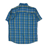 Marmot Checked Short Sleeve Shirt - XL Yellow Polyester