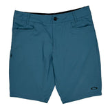 Oakley Chino Shorts - 34W 10L Blue Polyester
