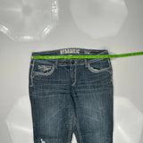 Hydraulic Boot Cut Jeans - 38W UK 16 Blue Cotton