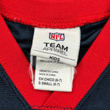 Age 6-7 Buffalo Bills N.F.L. Team Apparel Football Jersey - Small Navy Polyester