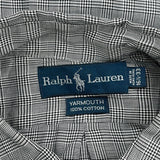 Yarmouth Ralph Lauren Checked Shirt - Large Grey Cotton