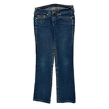 True Religion Boot Cut Jeans - 29W US 4 Dark Wash Cotton Blend
