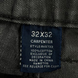 Unbranded Carpenter Trousers - 32W 31L Grey Cotton