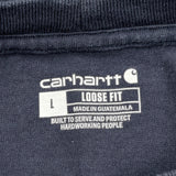 Carhartt T-Shirt - Large Gray Cotton