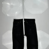 Levis 501 Jeans - 32W 30L Black Cotton