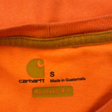 Force Carhartt T-Shirt - Small Orange Cotton