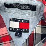 Tommy Hilfiger Checked Short Sleeve Shirt - Small Multicoloured Cotton