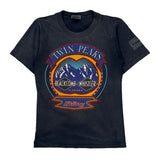 Oneita Graphic T-Shirt - Small Black Cotton