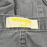 Wrangler Cargo Pants - 36W 32L Gray Cotton