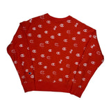 Reverse Weave Champion Sweatshirt - Medium Red Cotton Blend