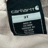 Age 3 Carhartt Hoodie - 3XS Beige Cotton Blend