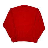 Made In USA Russell Athletic Football Sweatshirt - Large Red Cotton