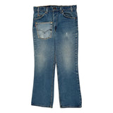 Made In USA Levis 517 Boot Cut Jeans - 34W 30L Blue Cotton