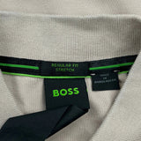 Boss Polo Shirt - Medium Beige Cotton