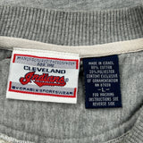 Cleveland Indians Crable Graphic Sweatshirt - Large Grey Cotton Blend