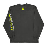 Property Of Carhartt Long Sleeve T-Shirt - Medium Black Cotton