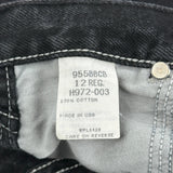 Wrangler Jeans - 24W 29L Black Cotton
