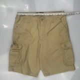 Lee Cargo Cargo Shorts - 34W 9L Beige Cotton