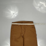 Dickies Carpenter Trousers - 32W 30L Brown Cotton