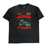 Air Defence Artillery Fruit Of The Loom Graphic T-Shirt - XL Black Cotton Blend
