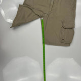 Quiksilver Cargo Shorts - 32W 10L Khaki Cotton