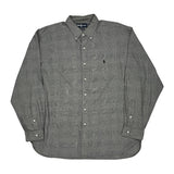 Ralph Lauren Checked Shirt - XL Gray Cotton