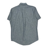 Tommy Hilfiger Short Sleeve Shirt - Medium Blue Cotton
