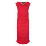 Boudicca Summer Cardinal Red Midi Dress -Inclusive Plus Size up to UK 22 / US 18