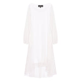 Aphrodite White Holiday Resort Midi Dress