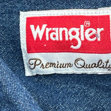 Wrangler Denim Shirt - XL Blue Cotton