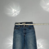 Levis Jeans - 24W UK 6 Blue Cotton