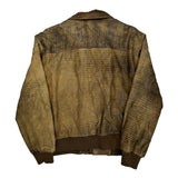 Unbranded Oversized Leather Jacket - Large Brown Leather