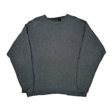 Nautica Sweater - Large Gray Cotton