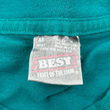 Fruit Of The Loom Single Stitch T-Shirt - Medium Green Cotton