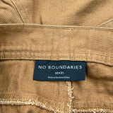 No Boundaries Cargo Trousers - 30W 31L Brown Cotton
