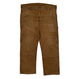 Unbranded Carpenter Pants - 38W 30L Brown Cotton