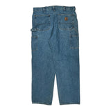 Carhartt Double Knee Carpenter Pants - 36W 30L Blue Denim
