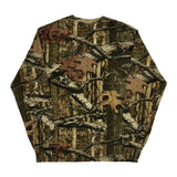 Mossy Oak Camo Long Sleeve T-Shirt - Medium Green Cotton